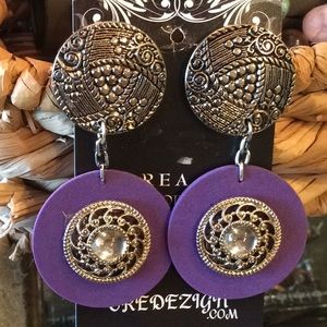 Stud Dangle Earrings